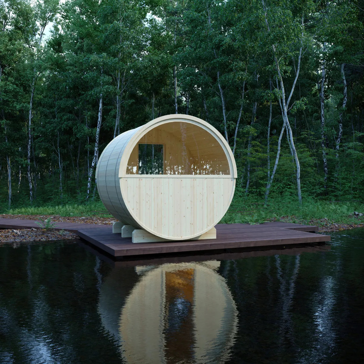 4-Person Outdoor Sauna Designed for Relaxation and Recovery