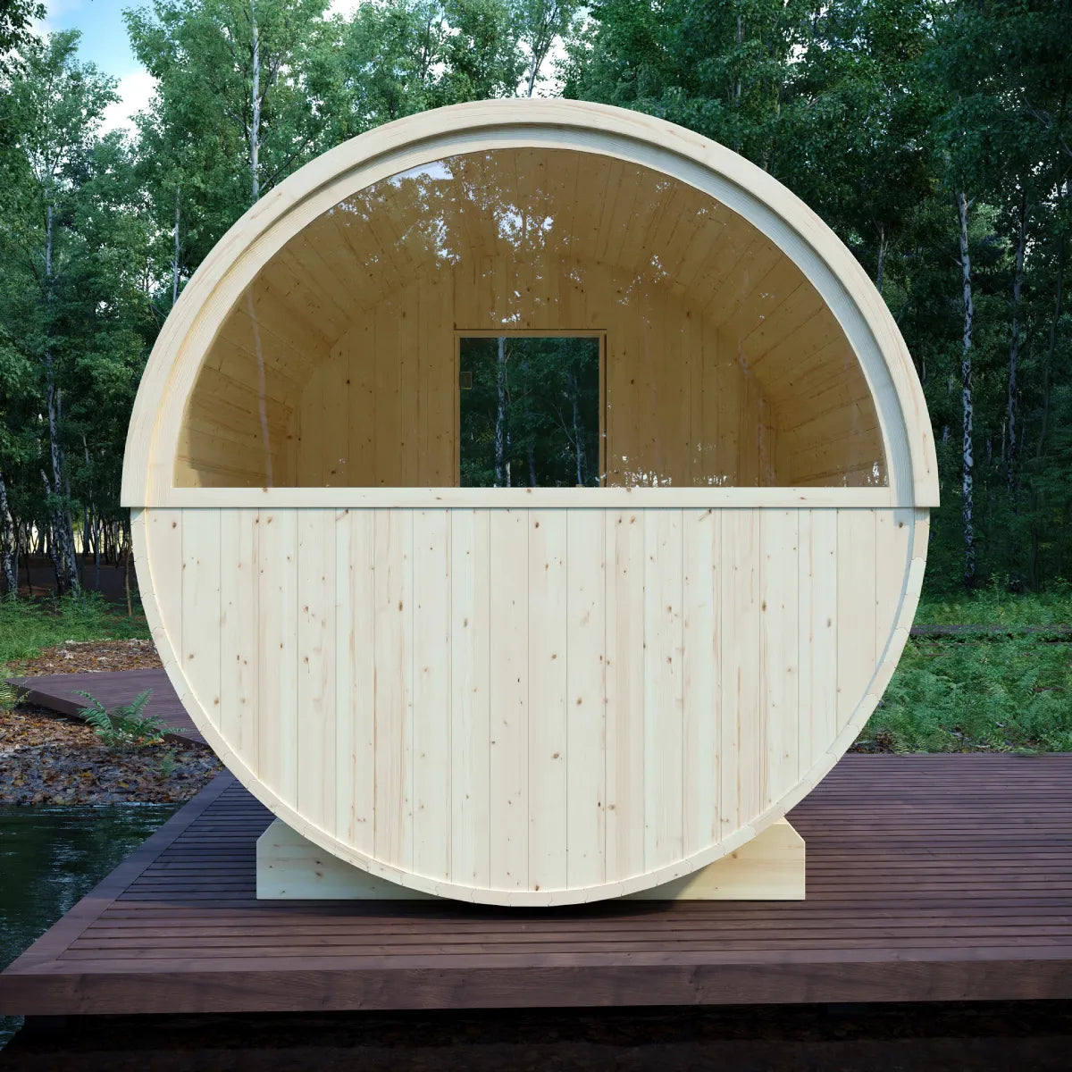 4-Person Outdoor Sauna Designed for Relaxation and Recovery