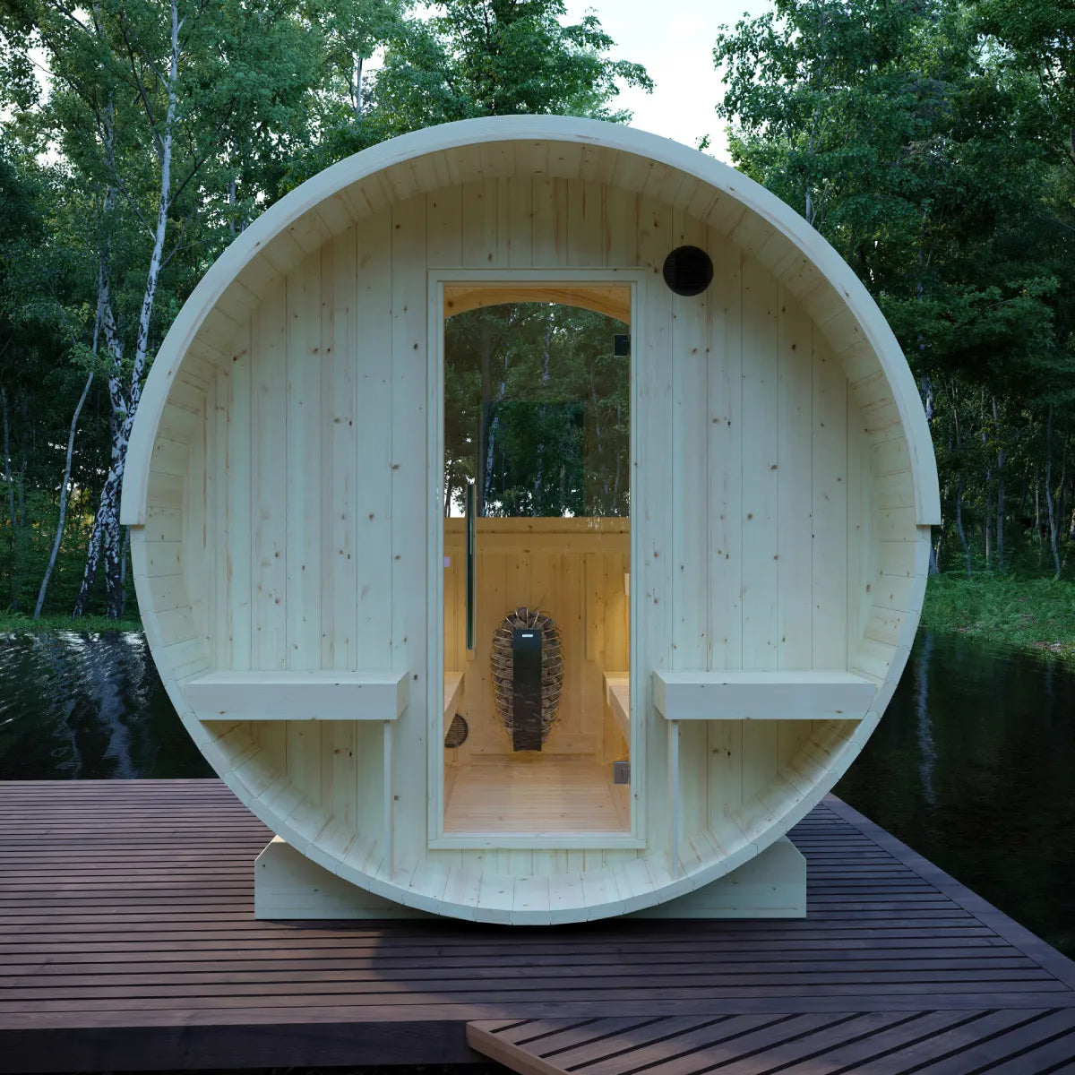 4-Person Outdoor Sauna Designed for Relaxation and Recovery