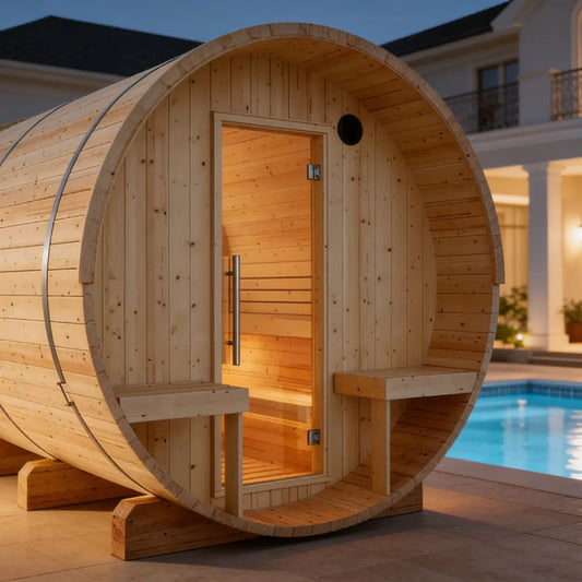 4-Person Outdoor Sauna Designed for Relaxation and Recovery