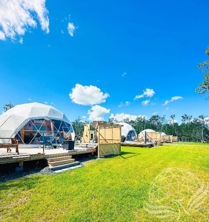 7M Deluxe Glamping Package Phoenyx Domes