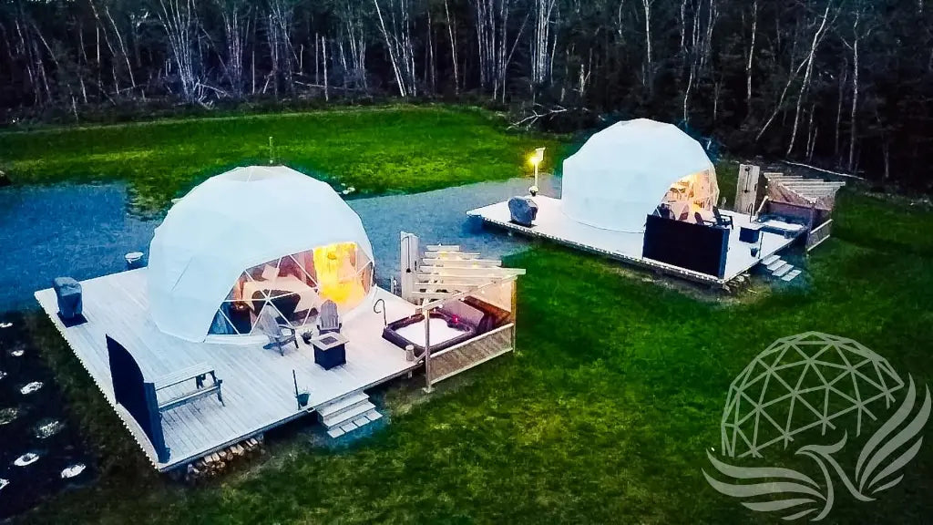 7M Deluxe Glamping Package Phoenyx Domes