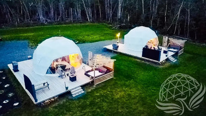 7M Deluxe Glamping Package Phoenyx Domes