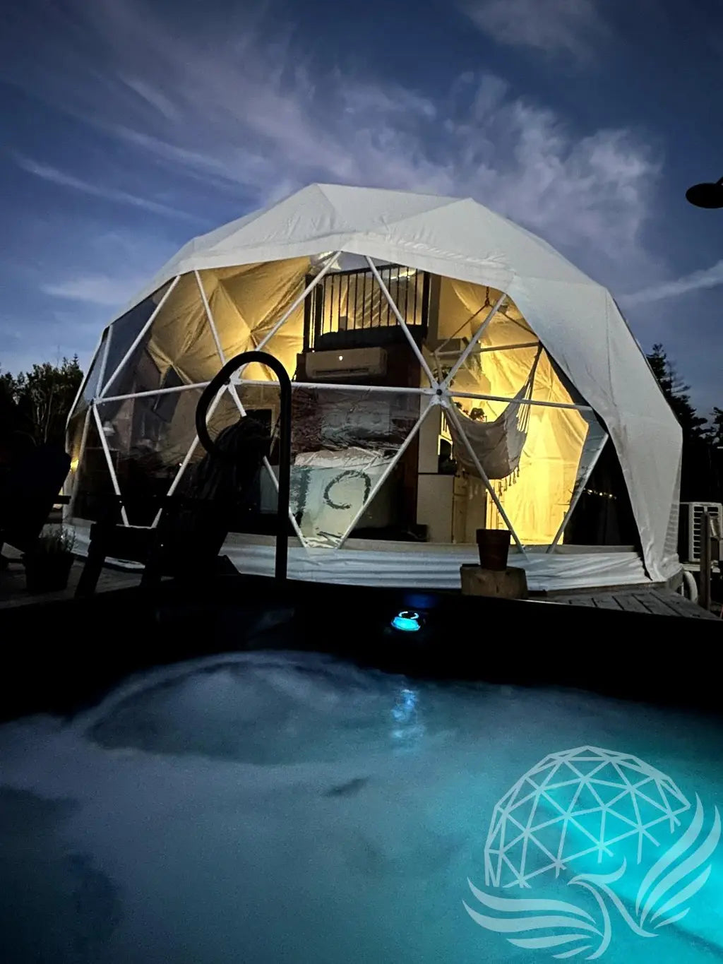 7M Deluxe Glamping Package Phoenyx Domes