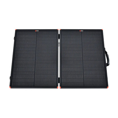 MEGA 100 Portable Briefcase Charging Kit | 100 Watt Portable Solar Panel | Premium 12V Portable Solar Panel for Generators, Boats, Power Stations | High Efficiency Rich Solar