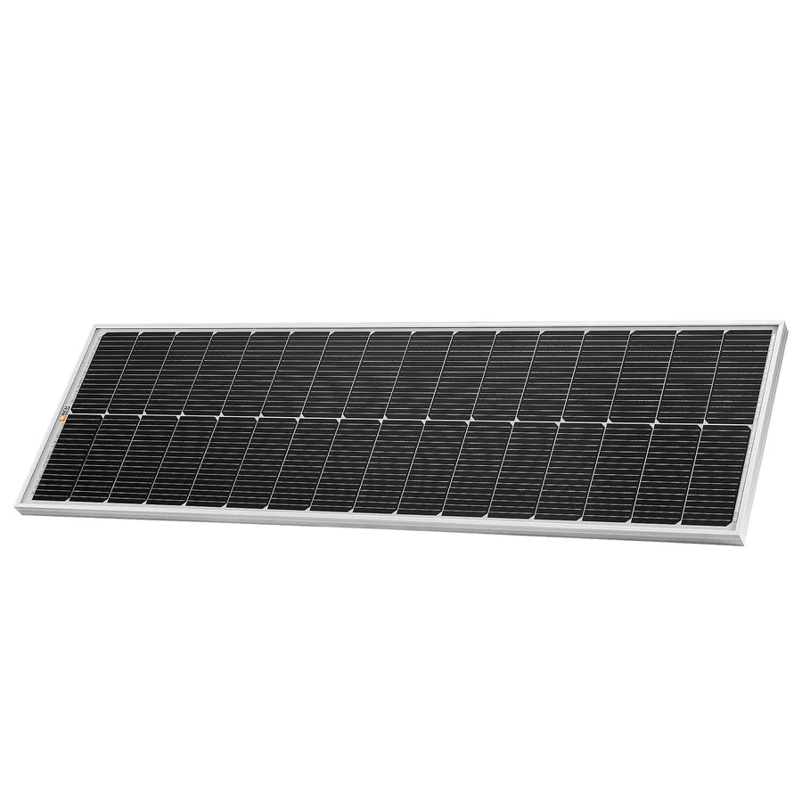MEGA 100 SLIM | 100 Watt Slim Solar Panel | Compact 12V Off-Grid Narrow Solar Panel for Campers, Overlanders, Boats | 25-Year Output Warranty | UL Certified Rich Solar