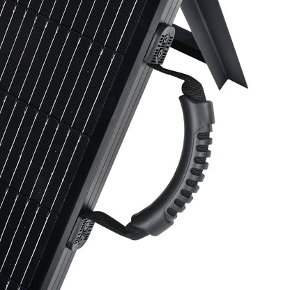 MEGA 200 Portable Briefcase Solar Panel | 200 Watt Portable Solar Panel | Powerful 12V Portable Solar Panel for Generators, Power Stations, Campers | High Efficiency Rich Solar