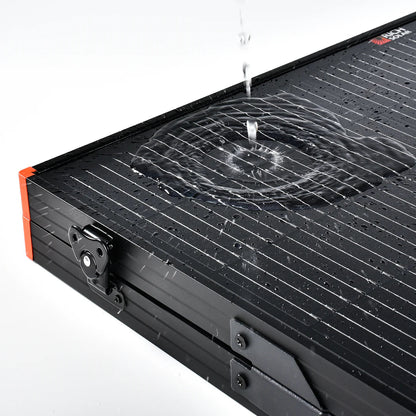 MEGA 200 Portable Briefcase Solar Panel | 200 Watt Portable Solar Panel | Powerful 12V Portable Solar Panel for Generators, Power Stations, Campers | High Efficiency Rich Solar