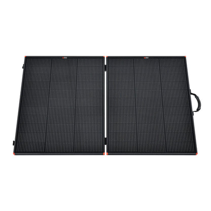 MEGA 200 Portable Briefcase Solar Panel | 200 Watt Portable Solar Panel | Powerful 12V Portable Solar Panel for Generators, Power Stations, Campers | High Efficiency Rich Solar