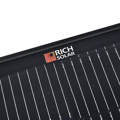 MEGA 200 Portable Briefcase Charging Kit | 200 Watt Portable Solar Panel | Premium 12V Portable Solar Panel for Generators, Vans, Campers | High Efficiency Rich Solar