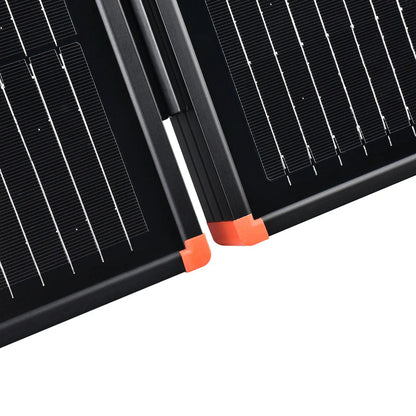MEGA 200 Portable Briefcase Charging Kit | 200 Watt Portable Solar Panel | Premium 12V Portable Solar Panel for Generators, Vans, Campers | High Efficiency Rich Solar