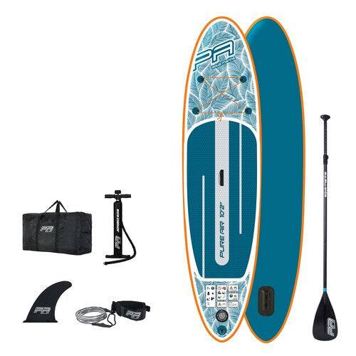 Aqua Marina PURE AIR 10'2" x 6": Versatile All-Round Inflatable SUP for Smooth Performance Aqua Marina
