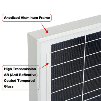 MEGA 200 PRO | 200 Watt 24 Volt Solar Panel | Premium 24V Off-Grid Solar Panel for RVs, Trailers, Cabins | 25-Year Output Warranty | UL Certified Rich Solar