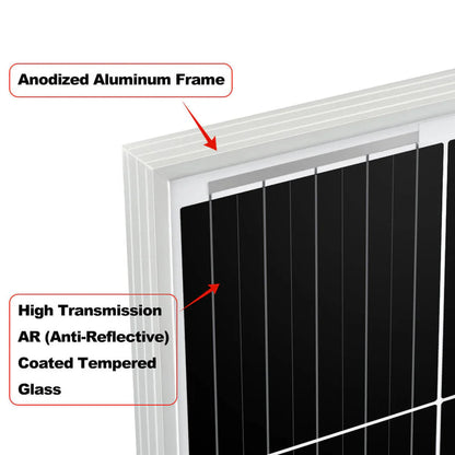 MEGA 200 | 200 Watt Solar Panel | Premier 12V Off-Grid Solar Panel for RVs Cabins, Boats | 25-Year Output Warranty | UL Certified Rich Solar