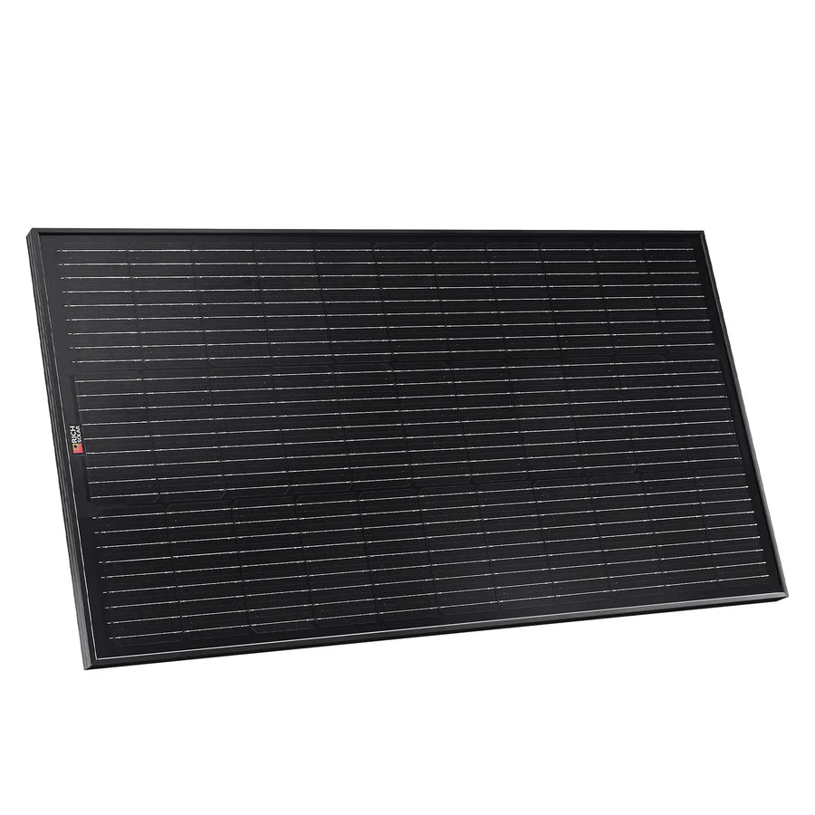MEGA 100 | 100 Watt Solar Panel | Premier 12V Off-Grid Solar Panel for Vans, Campers, Boats | 25-Year Output Warranty | UL Certified Rich Solar