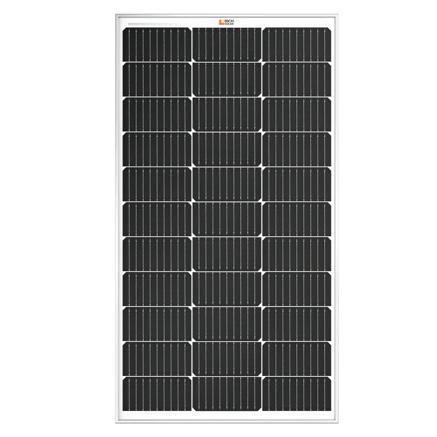 MEGA 100 | 100 Watt Solar Panel | Premier 12V Off-Grid Solar Panel for Vans, Campers, Boats | 25-Year Output Warranty | UL Certified Phoenyx Domes