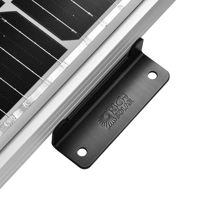 Z-Brackets | Mounting Hardware Z-Brackets with Screws | Designed for RICH SOLAR MEGA Series Solar Panels | Easy to Install Rich Solar