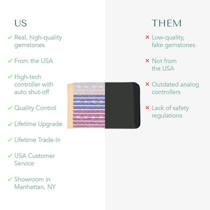 Gemstone Heating Pillow for Pain Relief and Sleep