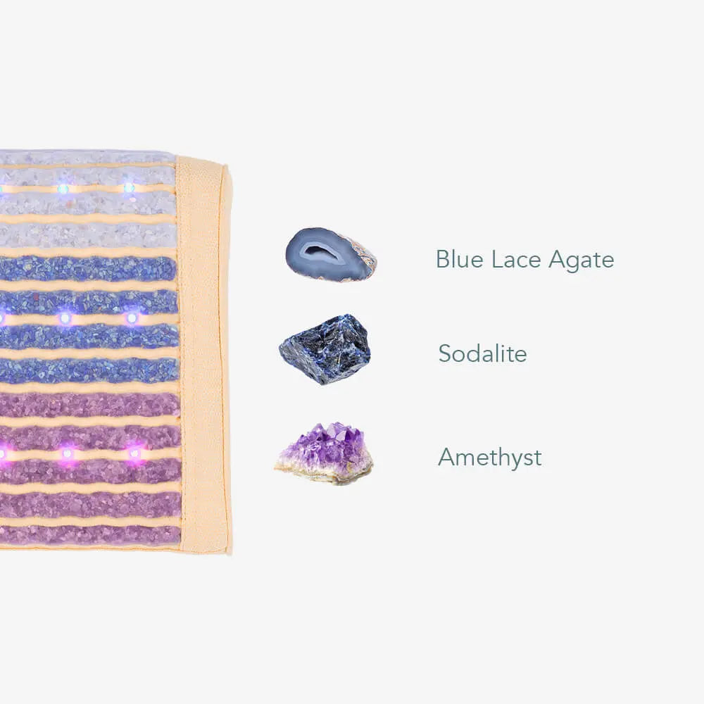 Gemstone Heating Pillow for Pain Relief and Sleep