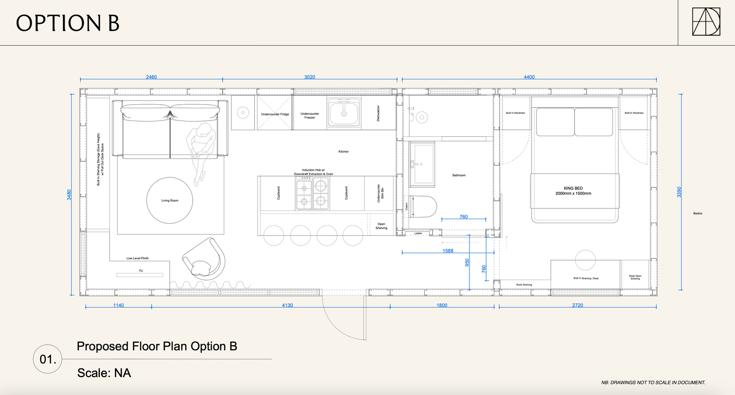 Anna Modular Home Offset Living