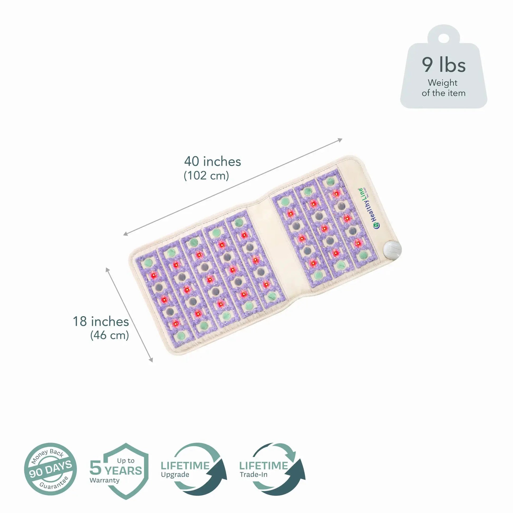 TAJ Series PEMF Infrared Mat for Deep Pain Relief