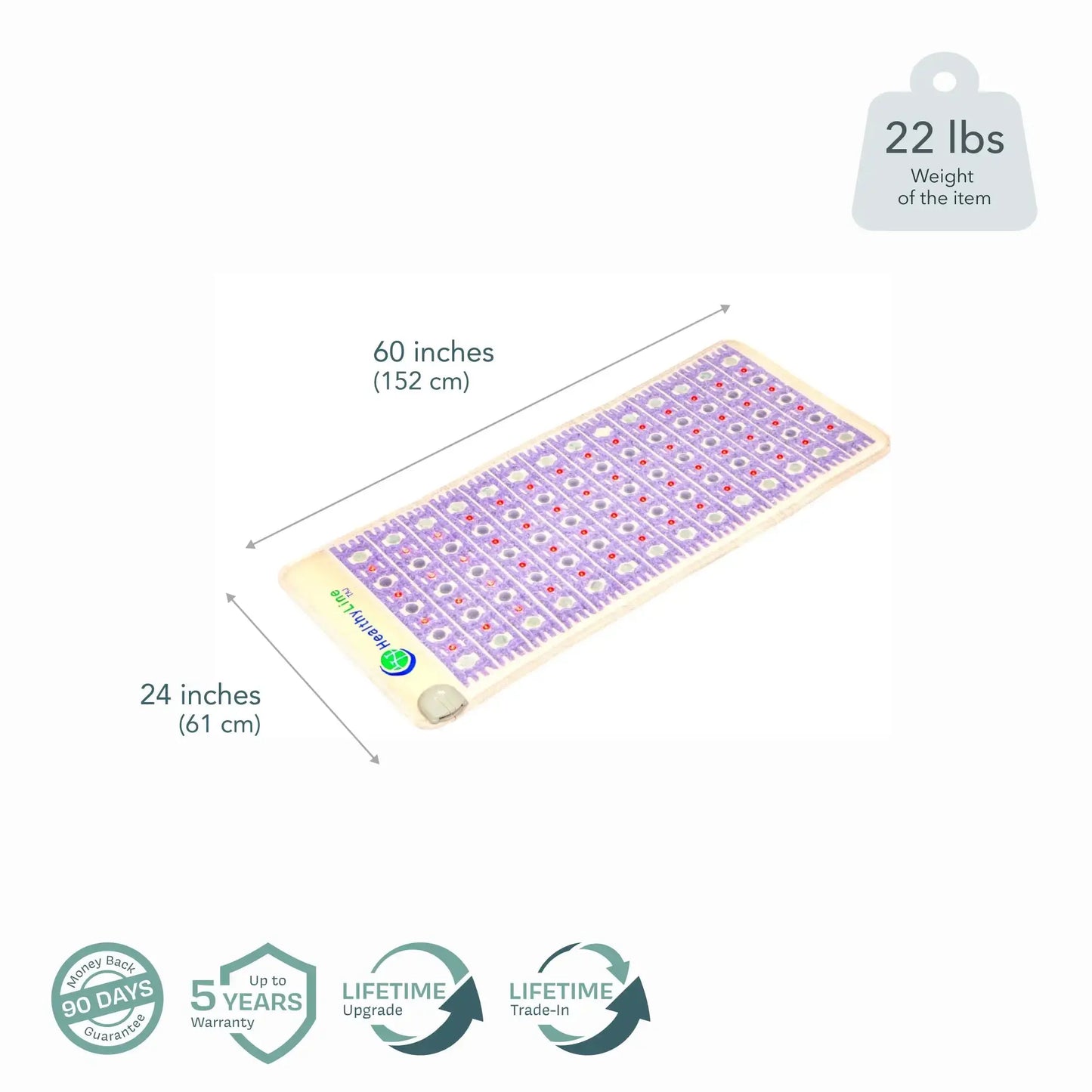 TAJ Series PEMF Infrared Mat for Deep Pain Relief