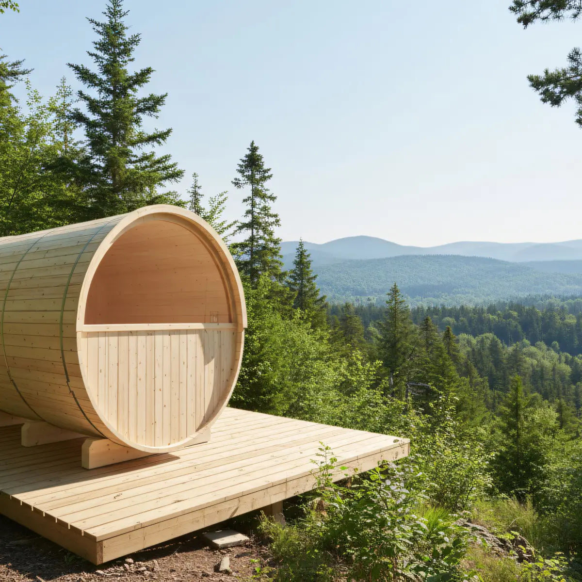Transform Your Backyard with a Spacious Sauna Retreat