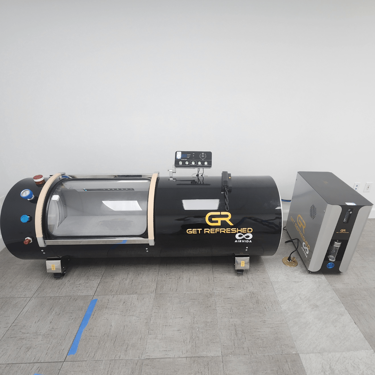 Airvida Ultra  1.3-2.0 ATA Hard Shell Lying Hyperbaric Chambers The Recovery Outlet