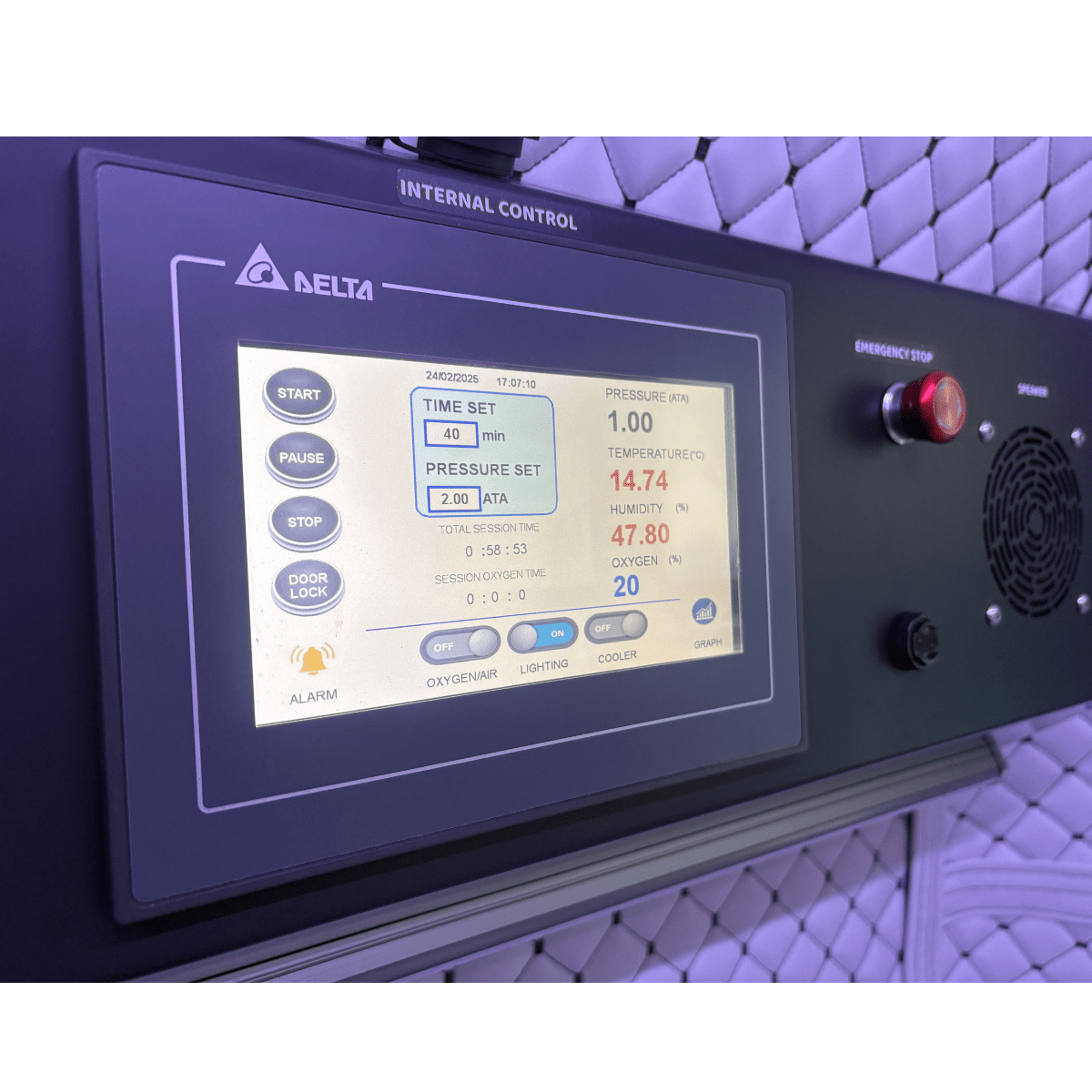 2.0 ATA Hardshell Multiplace Hyperbaric Chamber with BIBS Mask The Recovery Outlet