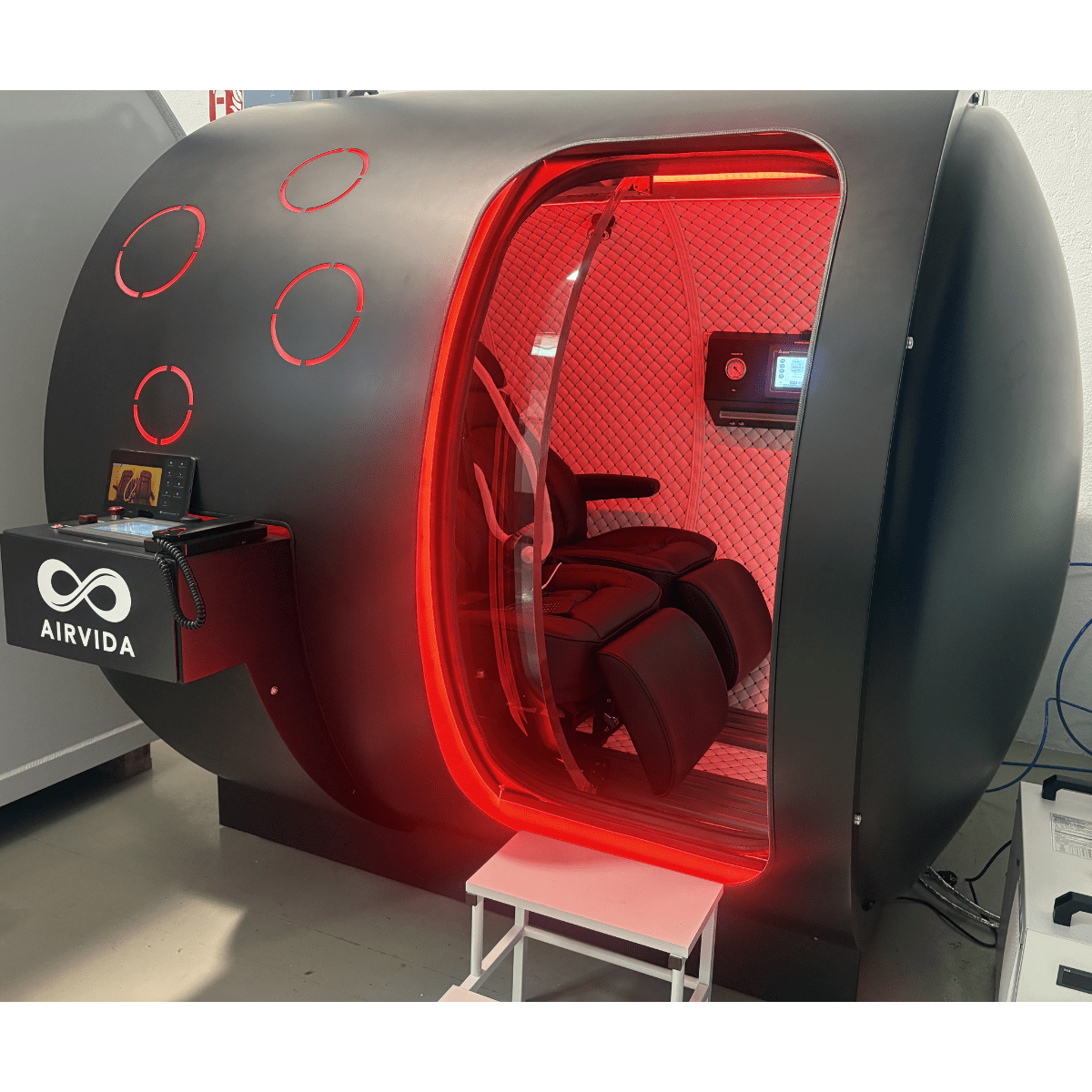 2.0 ATA Hardshell Multiplace Hyperbaric Chamber with BIBS Mask The Recovery Outlet