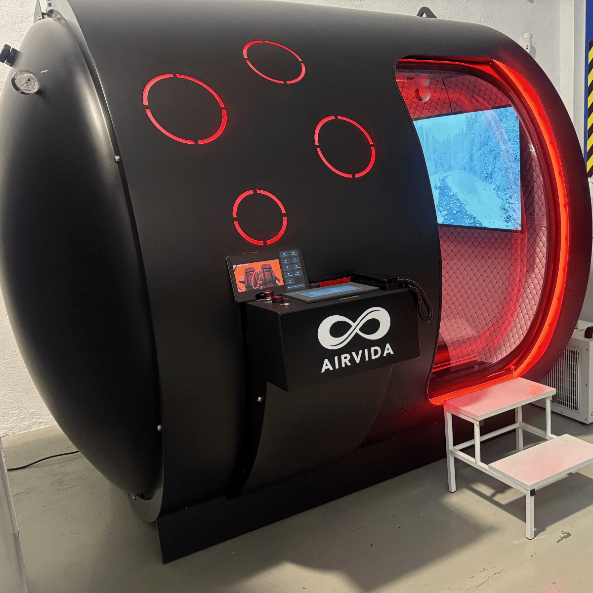 2.0 ATA Hardshell Multiplace Hyperbaric Chamber with BIBS Mask The Recovery Outlet