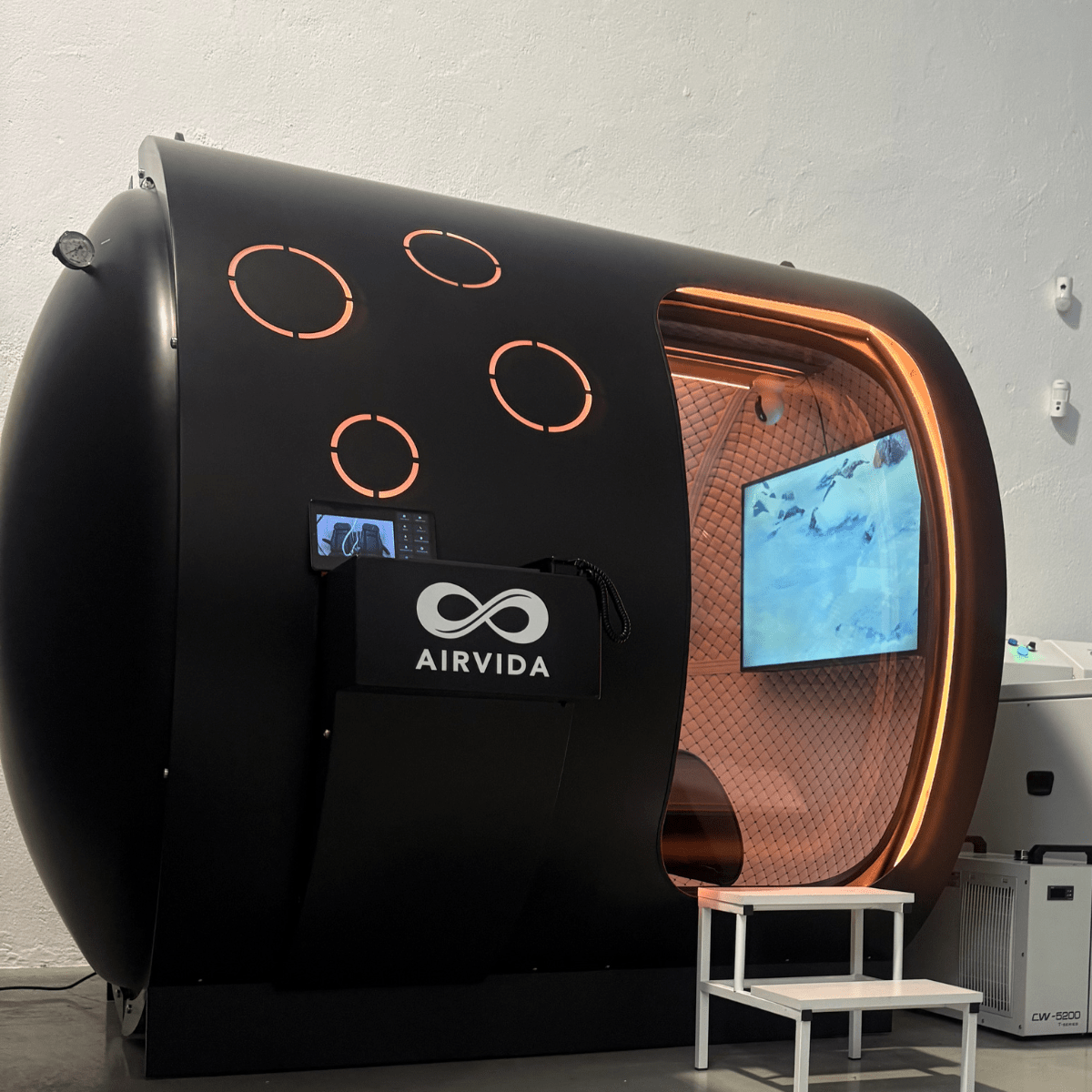 2.0 ATA Hardshell Multiplace Hyperbaric Chamber with BIBS Mask The Recovery Outlet