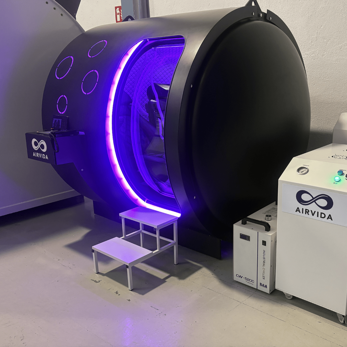 2.0 ATA Hardshell Multiplace Hyperbaric Chamber with BIBS Mask The Recovery Outlet