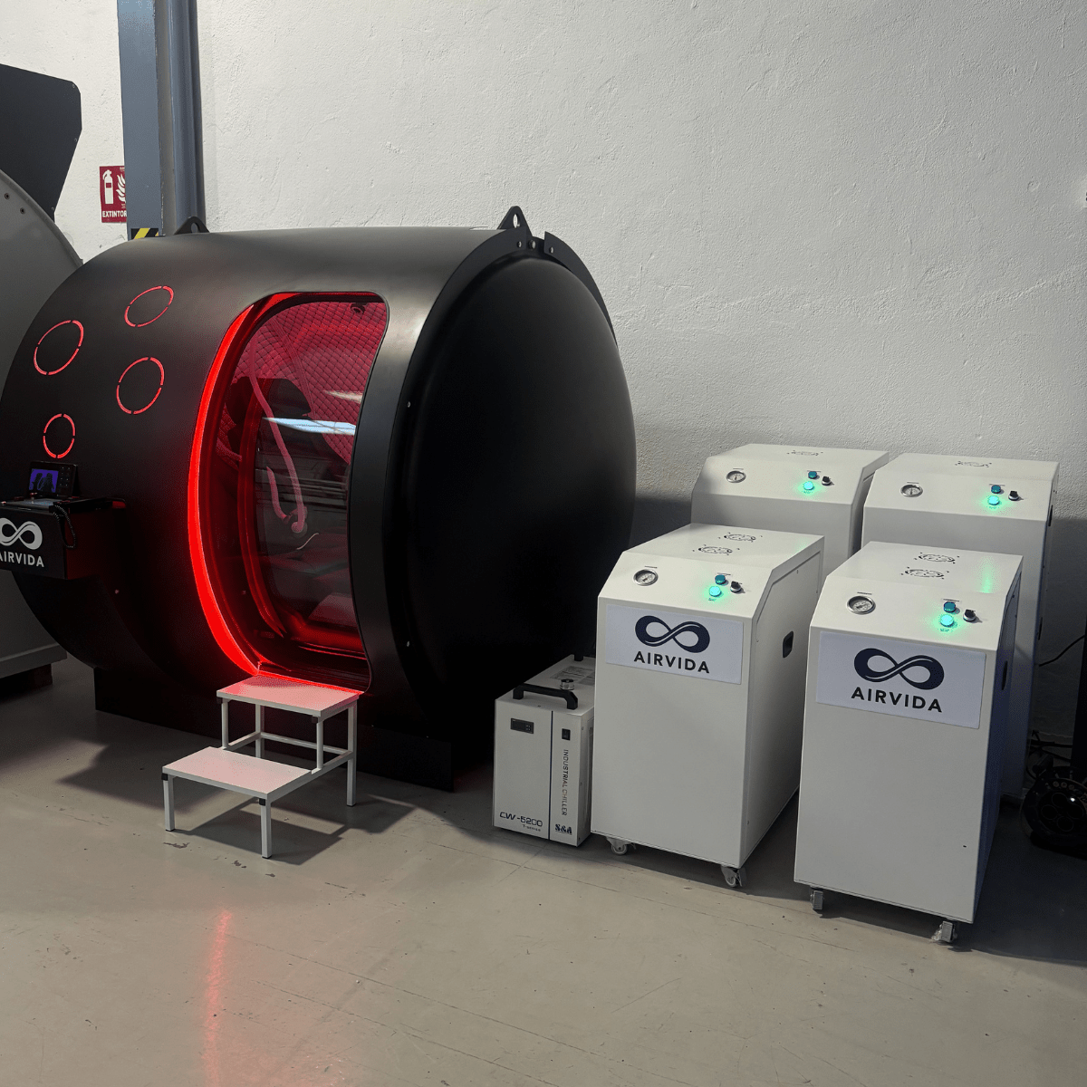 2.0 ATA Hardshell Multiplace Hyperbaric Chamber with BIBS Mask The Recovery Outlet