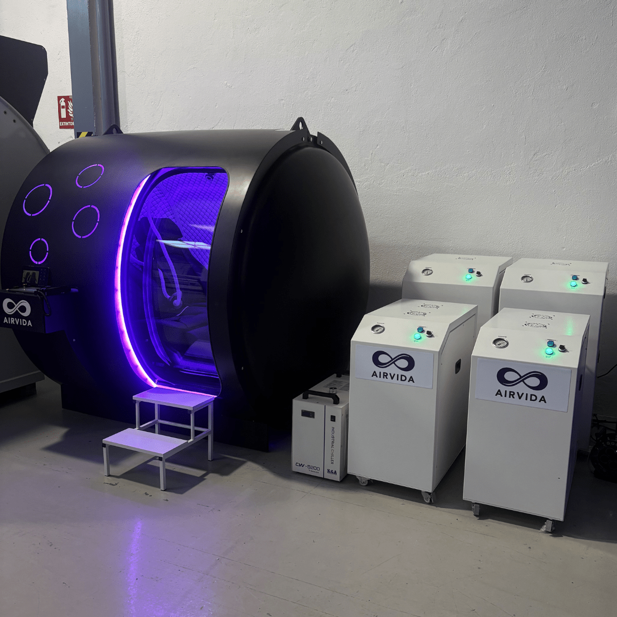 2.0 ATA Hardshell Multiplace Hyperbaric Chamber with BIBS Mask The Recovery Outlet