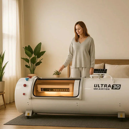 Airvida Ultra  1.3-2.0 ATA Hard Shell Lying Hyperbaric Chambers The Recovery Outlet