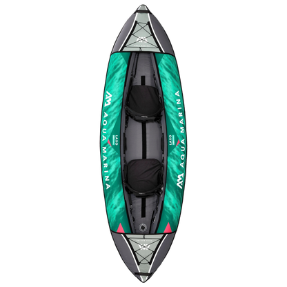 Aqua Marina Laxo-320: Inflatable 2-Person Recreational Kayak for Lakes & Gentle Rivers Aqua Marina