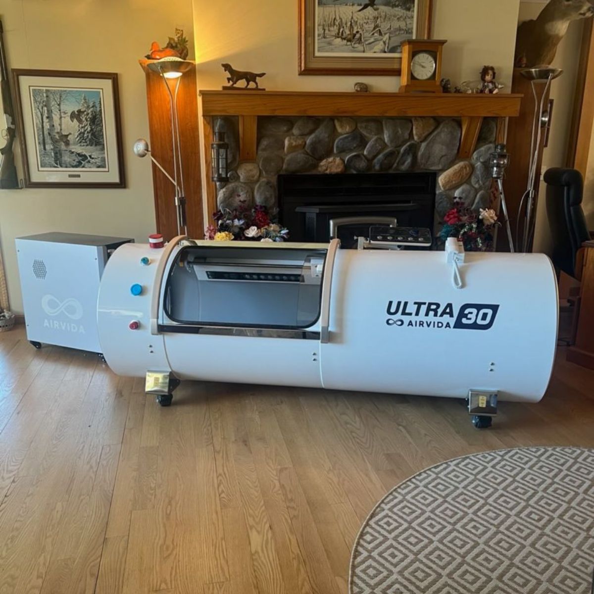 Airvida Ultra  1.3-2.0 ATA Hard Shell Lying Hyperbaric Chambers The Recovery Outlet