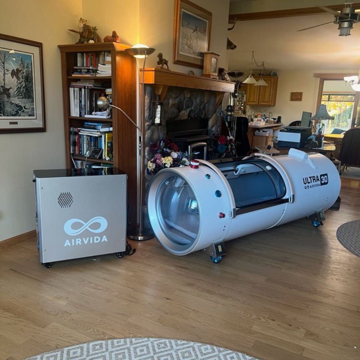 Airvida Ultra  1.3-2.0 ATA Hard Shell Lying Hyperbaric Chambers The Recovery Outlet
