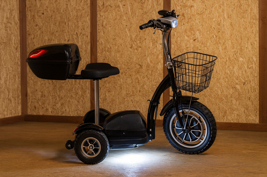 Falcon 48V SLA 3-Wheel Flat-Deck Electric Scooter for Comfort & Stability 5 Stars Scooters