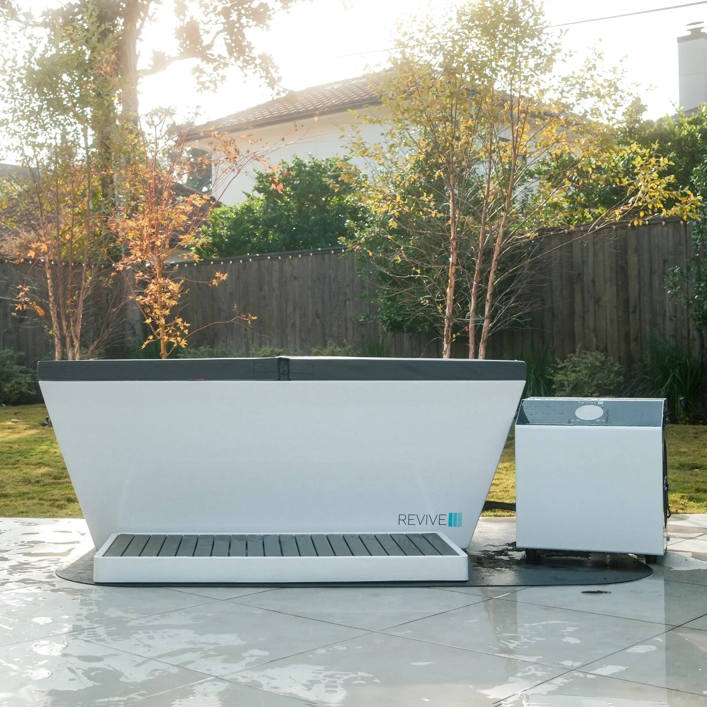 Revive Acrylic Plunge | Cold & Hot Therapy Tub with Advanced Temperature Control Revive
