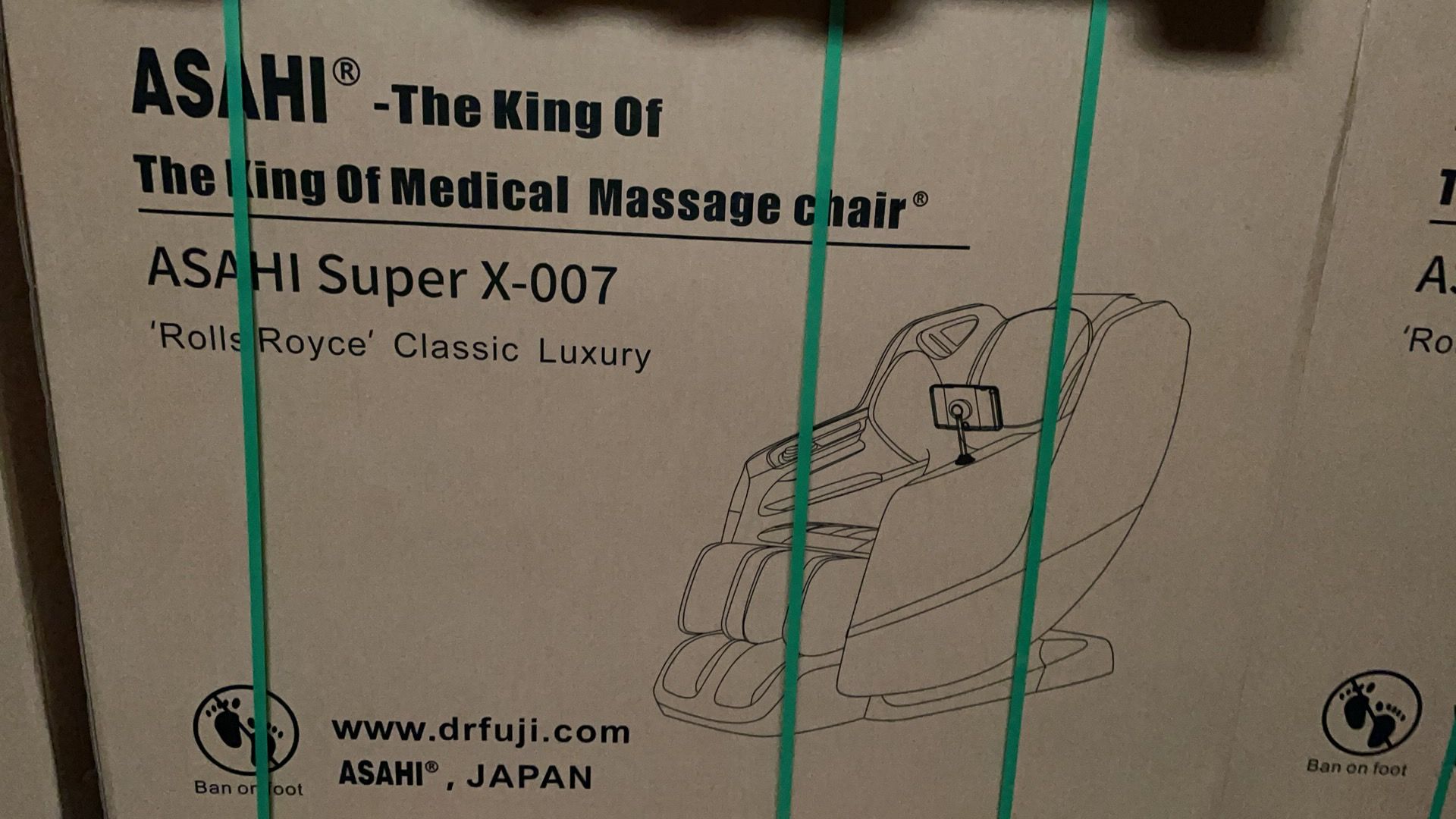 ASAHI® JAMES BOND Super Massage Chair PRO X-007 (Beige) Dr. Boss