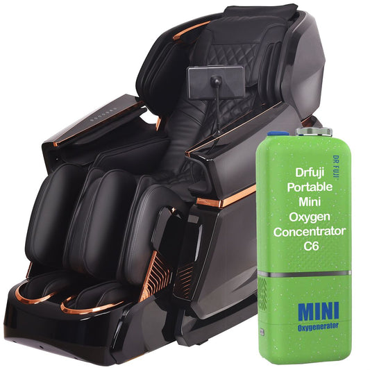 FJ-8500-Plus AI-4D Rolls Royce Luxury Massage Chair with Mini Oxygen Concentrator Dr. Boss
