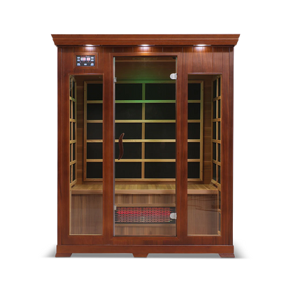 3 Person Full Spectrum Infrared Sauna with PureCarbon Heating & Canadian Wood Health Smart