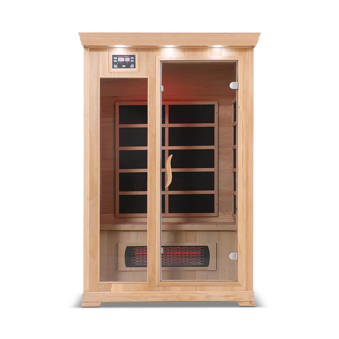 2 Person Full Spectrum Infrared Sauna with PureCarbon Heating & Canadian Wood Health Smart