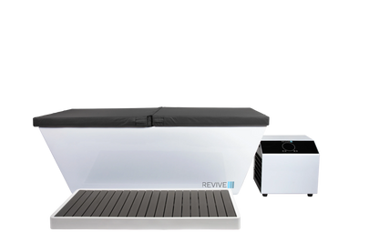 6 Person Traditional Sauna & Acrylic Plunge Revive