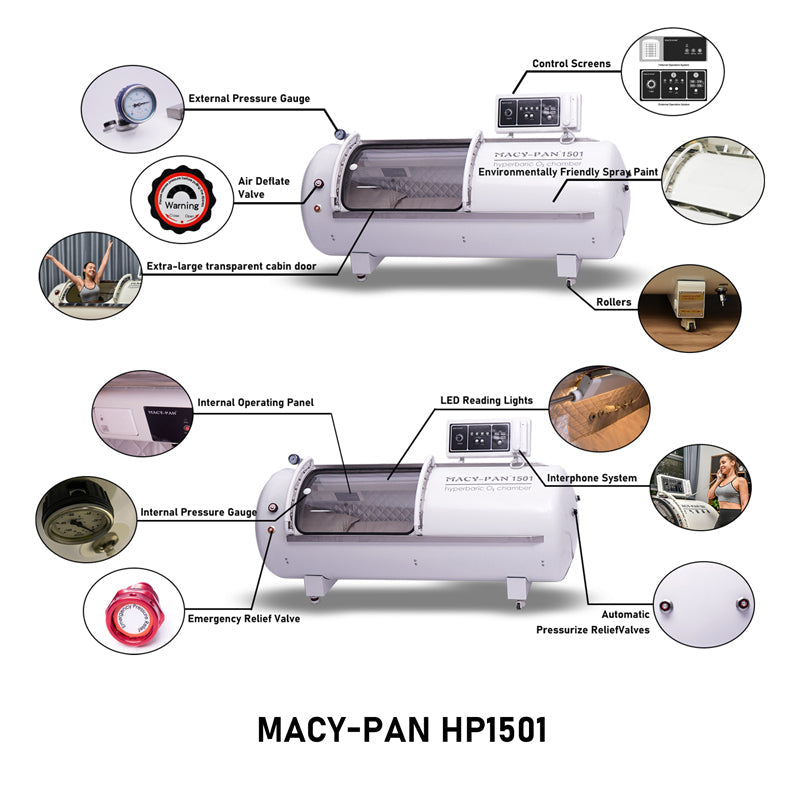HP1501-75 Hard Lying Hyperbaric Oxygen Chamber | 1.5–1.6 ATA Nature Escape HQ