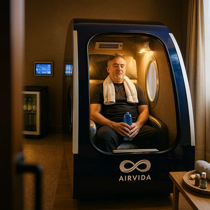 Sitting Hard Shell Hyperbaric Chamber 1.3-2.0 ATA  -Airvida Elite The Recovery Outlet