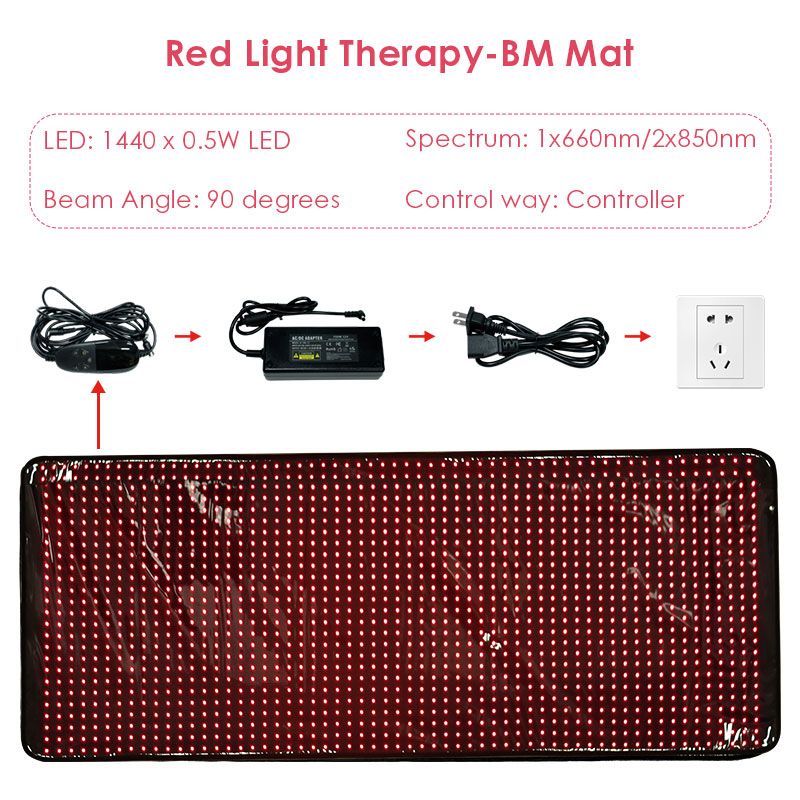 LED Red Light Therapy Mat (up 1400 LED Red light Units) Dr. Fuji