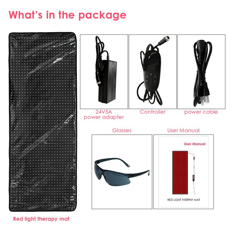 LED Red Light Therapy Mat (up 1400 LED Red light Units) Dr. Fuji